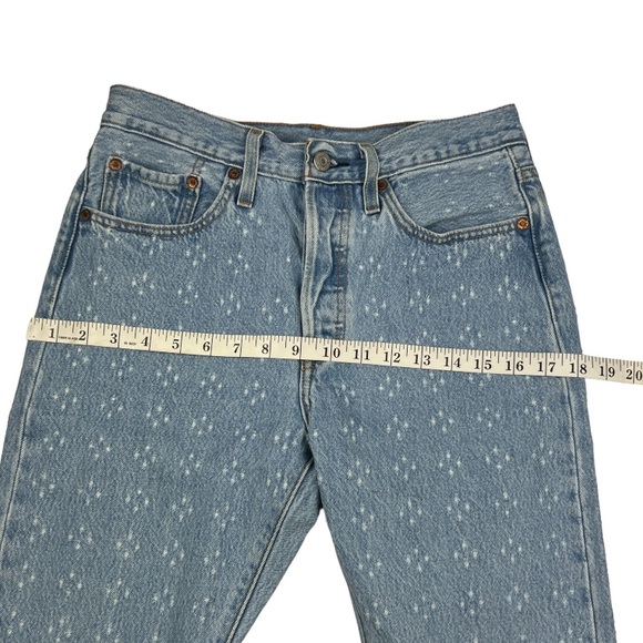 Levi’s 501 Skinny High Rise Snowflake Jeans Sz: 28W x 28L - Picture 10 of 16